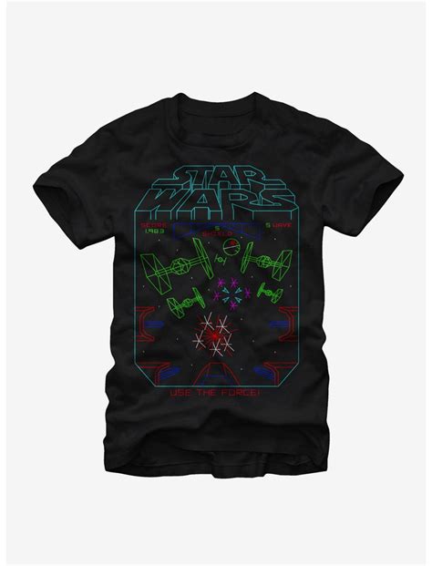 Star Wars Arcade Game T Shirt Black Boxlunch