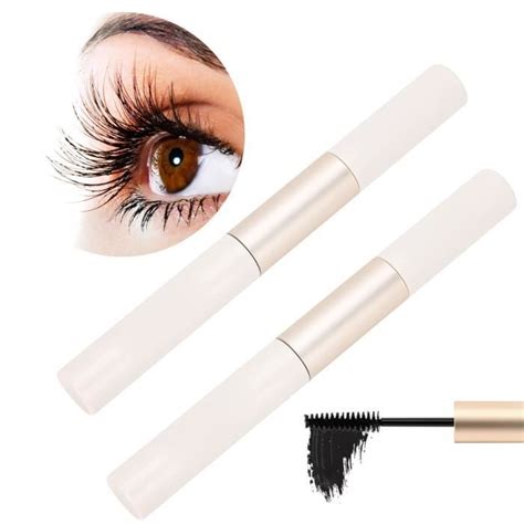 Mxzzand Crème de mascara Crème Mascara 2 en 1 Base de Cils Imperméable