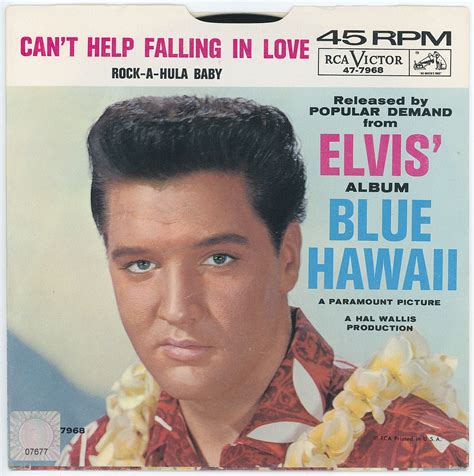 Lot Detail Elvis Presley Signed Blue Hawaii Rpm Album Record