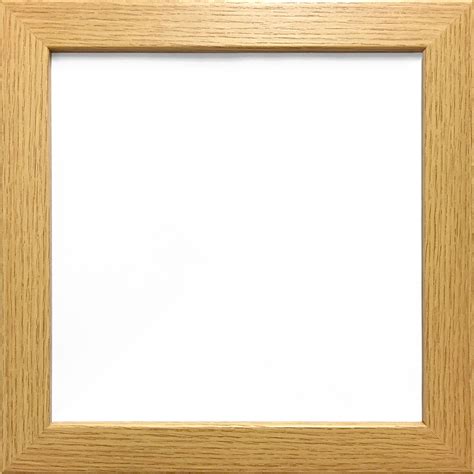 Buy 5X5 OAK COLOUR MODERN BOX FRAMES WOOD FINISH PHOTO PICTURE SQUARE