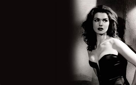 Download Rachel Weisz In Sexy Black Dress Wallpaper