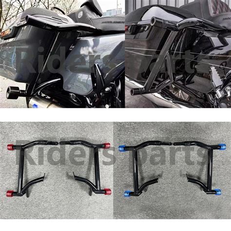 Motorcycle Saddlebag Guard Rails Bag Guards For Harley Road Glides