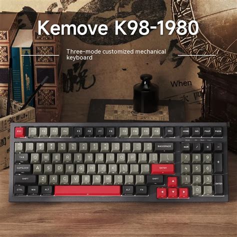 Kemove Teclado Mec Nico Trimodo K98 1980 Con Bluetooth 98 Teclas Junta