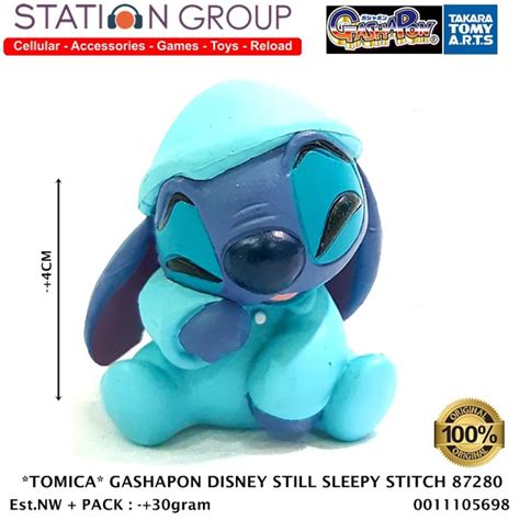 Jual Tomica Gashapon Disney I M Still Sleepy Stitch Action Figure