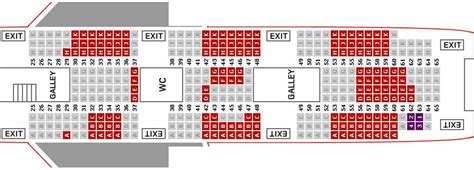 Virgin seating plan