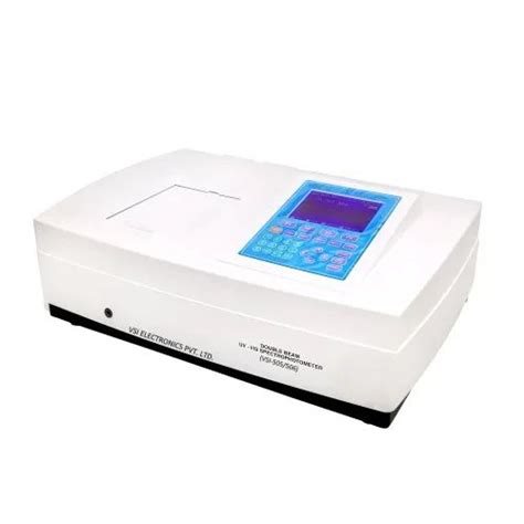 Uv Vis Spectrophotometer Double Beam Variable Bandwidth At Best Price