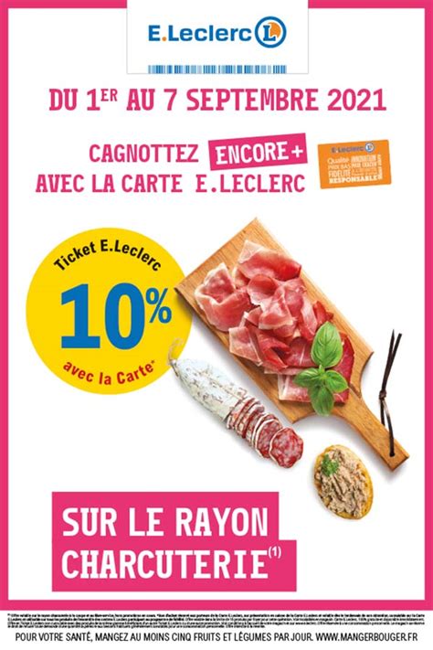 Plv Septembre Semaine Charcuterie Leclerc Pont L Abb