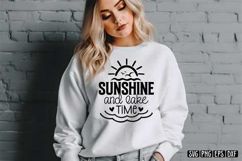 Sunshine And Lake Time SVG Graphic By CraftArt Creative Fabrica