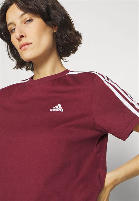 Adidas Sportswear Essentials 3 Stripes Single Cropped T Shirt Print