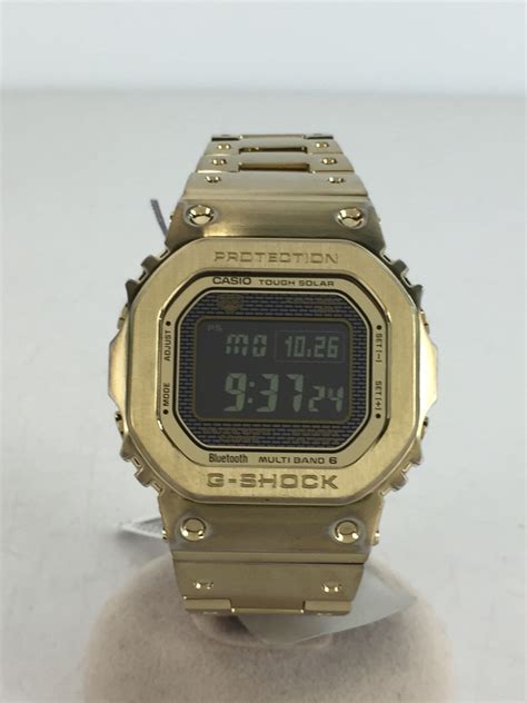 Used Casio Solar Watch G Shock Digital Gold Gmw B Gd Jf