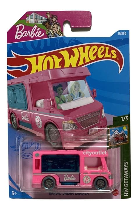 Hot Wheels 2021 Barbie Dream Camper 21 250 Hw Getaways 1 5 Mercado Libre