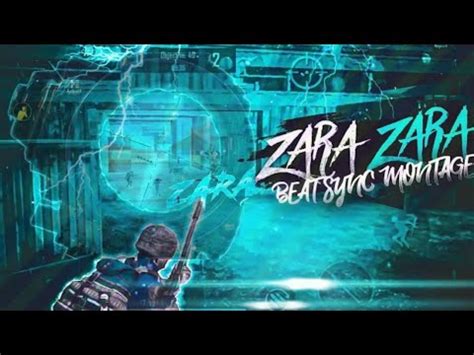 PUBG ZARA ZARA BEST MONTAGE BEAT SYNC VELOCITY MONTAGE PUBG MOBILE