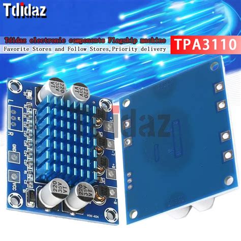 TPA3110 XH A232 30W 30W Class D HD Audio Amplifier Module 2 0 Channel