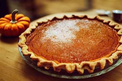 Homemade Pumpkin Pie With Sugar And Spices On Table Stock Image Image