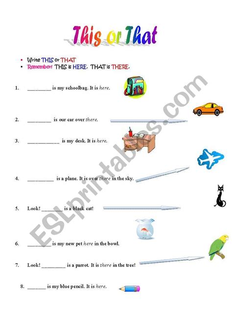 This Or That Esl Worksheet By Christofor