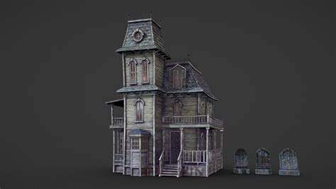 Victorian Haunted House - Buy Royalty Free 3D model by Dark Mermaids ...