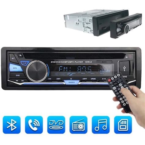 Universel Din Voiture St R O Radio Lecteur Audio D Tachable Panneau