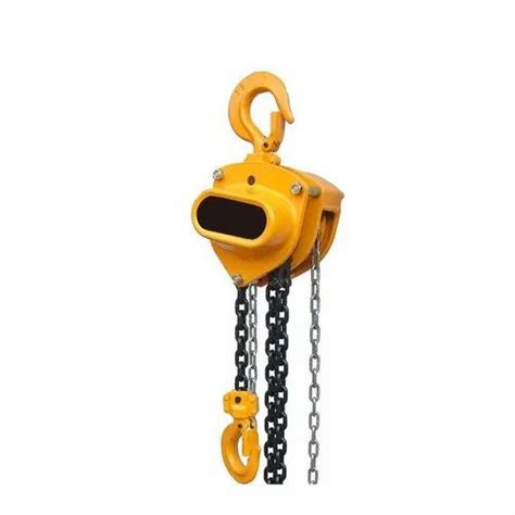 Morris Mild Steel Chain Pulley Block For Single Grinder Crane