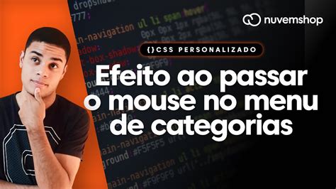 Como Adicionar Efeito Hover No Menu Da Loja Virtual Css Nuvemshop