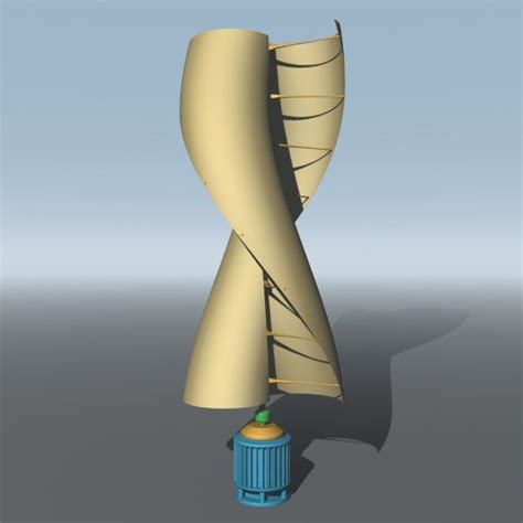 3ds Max Helical Savonius Wind Turbine Savonius Wind Turbine Wind