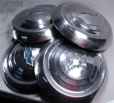 4 Vintage Chevy Hubcaps By Talkingbirdie On Etsy