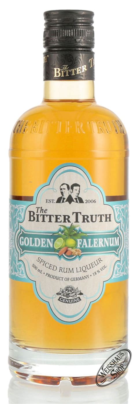 The Bitter Truth Golden Falernum Vol L Weisshaus Shop