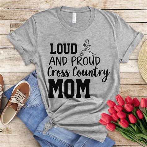 Cross Country Mom Shirt Cross Country Mama Shirt Loud Proud Cross