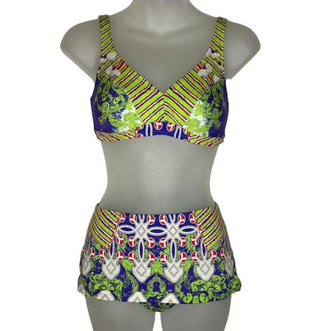 NWT Save The Queen Bikini 2 Piece Sz S Made In Depop