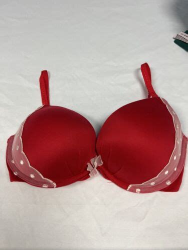 Red Fabulous By Victoria’s Secret Bra Size 34dd Ebay