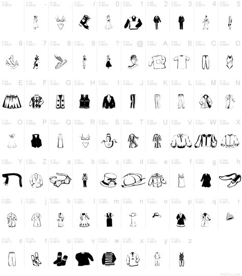 Clothes Font