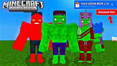 Hulk Addon For Minecraft PE 1 19 Avengers Hulk Addon For Minecraft