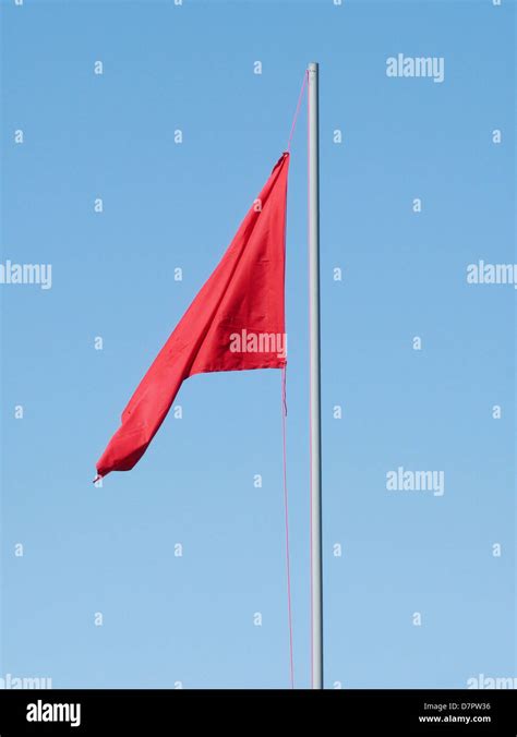 red flag communism totalitarian regime politics banner flag is raised ...