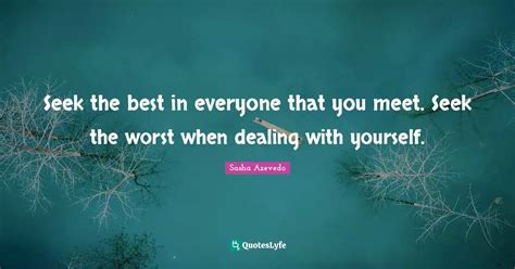 seek       meet seek  worst  dealing