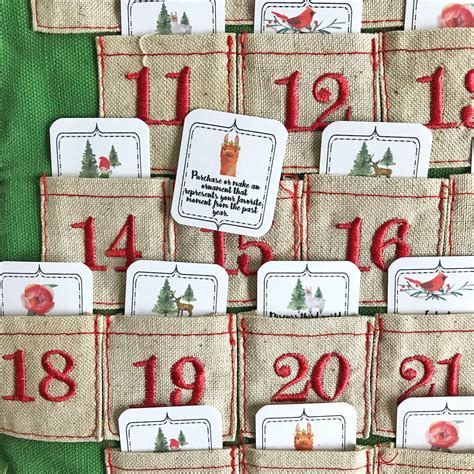 Advent Calendar Cards Christmas Adventure Cards Christmas | Etsy