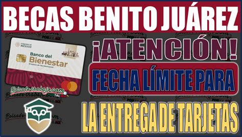 Atenci N Beneficiarios Fecha L Mite De Entrega De Tarjetas Para La