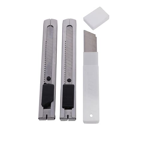 Dinojames Pc Heavy Duty Stainless Steel Mm Cutter Knife For Cutting