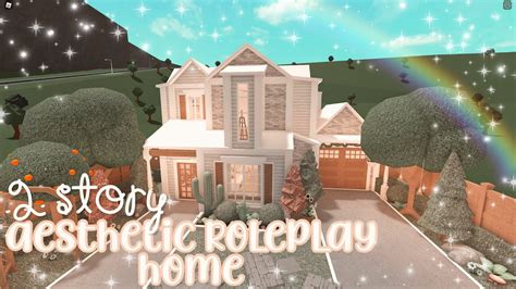 Aesthetic Roleplay Home ୨୧ Bloxburg Speedbuild Luminto Youtube