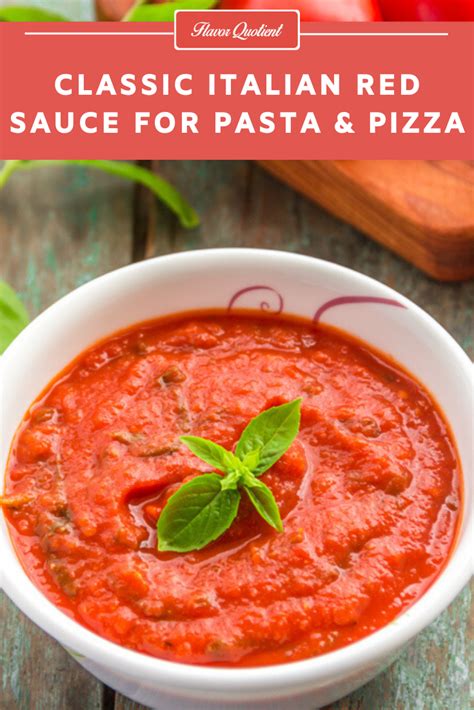 How To Make Classic Italian Marinara Sauce Flavor Quotient