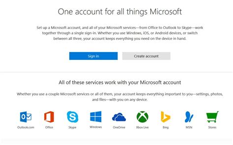 Microsoft account