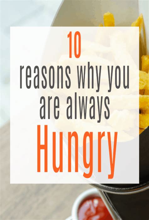 10 Reasons Why Youre Always Hungry And What You Can Do To Combat