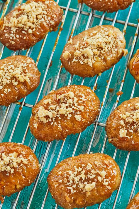 Sticky Greek Honey Cookies Melomakarona Bigger Bolder Baking