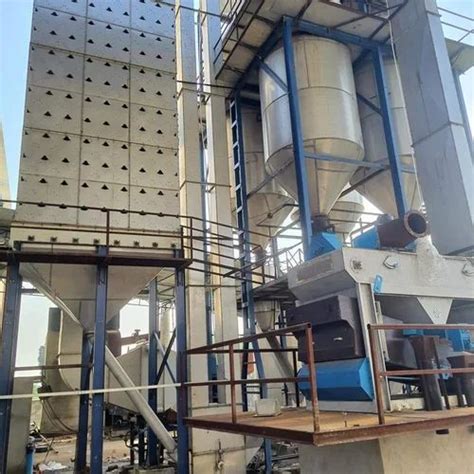 Electric Automatic 24 Ton SS Paddy Parboiling Dryer Plant Three