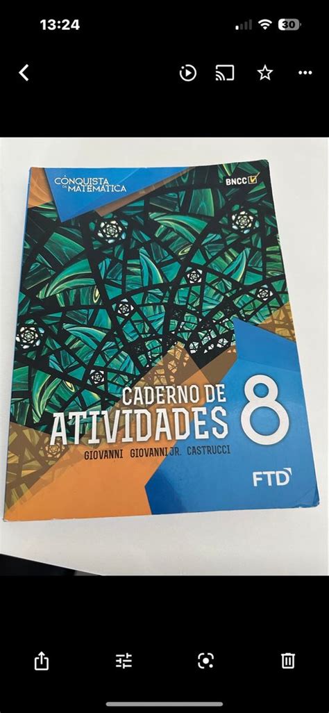 Caderno De Atividades Conquista Da Matem Tica O Ano Livro A