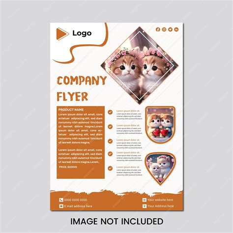 Premium Vector Corporate Business Pet Flyer Template Design