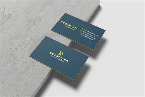 Free Minimalist Business Card Mockup Psd Psfreebies