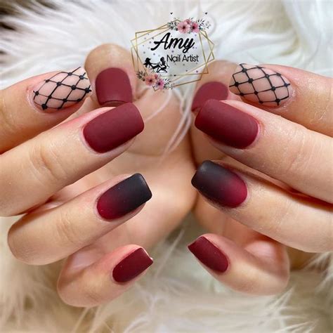 Red And Black Nail Art A Bold And Stylish Statement Art And Design