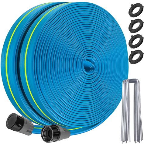 amazoncom winisok flat sprinkler soaker hose  garden heavy