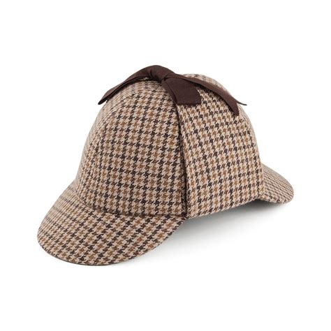 Sherlock Holmes Cap Deerstalker Reference 9808 Chapellerie Traclet