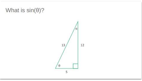 Solved What is sin(θ)? | Chegg.com