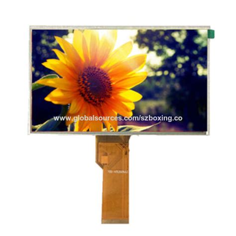 China RGB Interface 7 Inch TFT LCD Display With Resolution 800 480